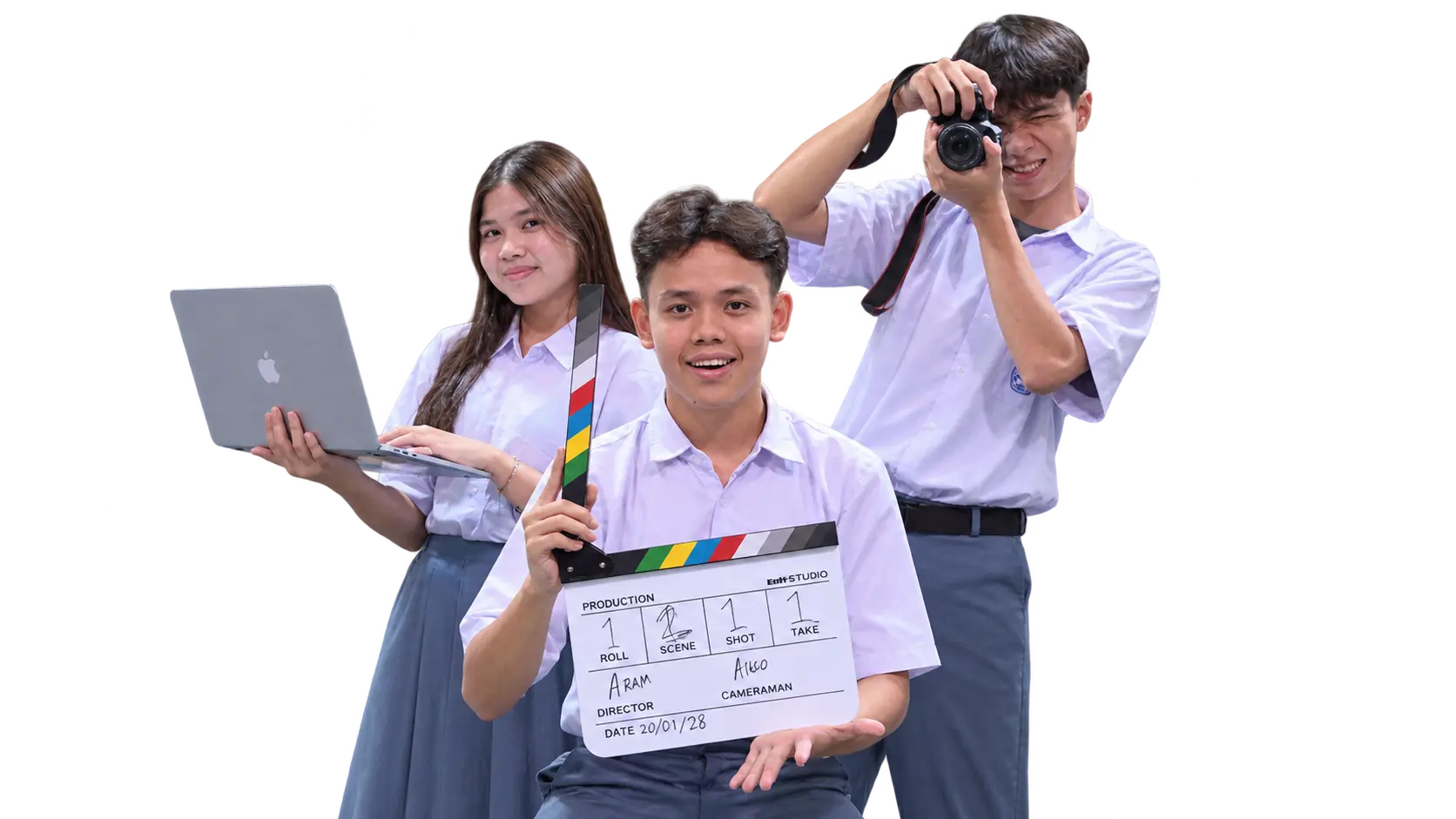Siswa dan siswi SMK Sumbangsih Multimedia